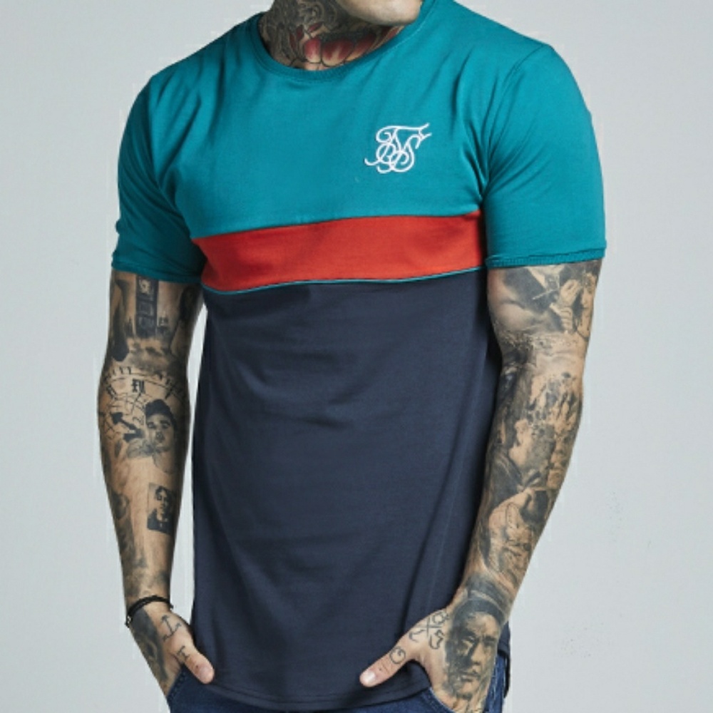 SIKSILK S/S CURVED HEM SPORTS TEE